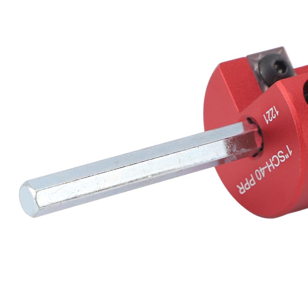 Red Fitting Saver 1 Inch/1.5 Inch/2 Inch PVC Socket Saver Durable Pipe Reamer Kit Drain Lines