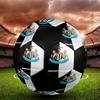 Newcastle United Logo Indoor Soccer Ball Colorful All Ages Size 5 Machine Stitched PVC Competition Ready Durable High-Bounce