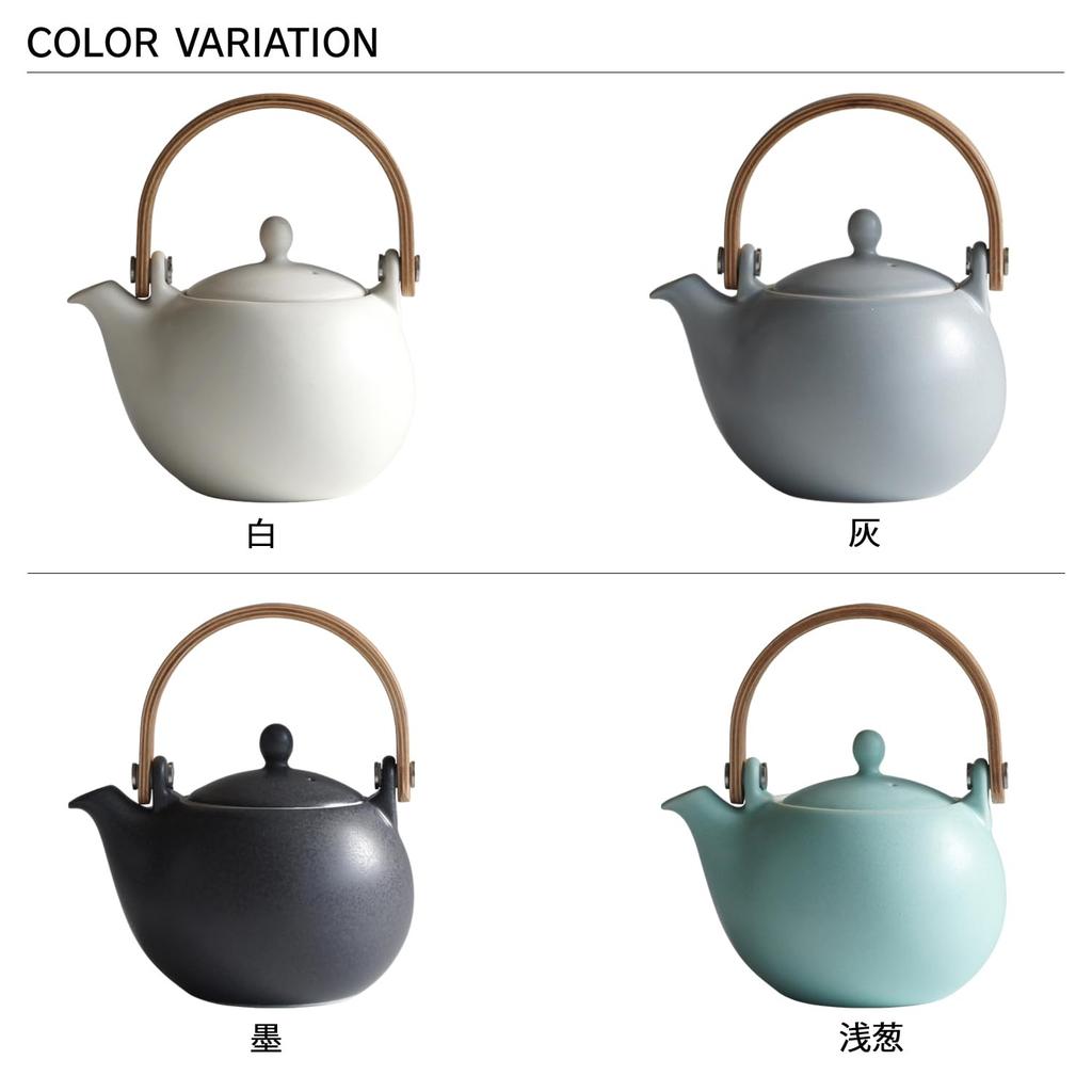 LOLO Earthenware Light Blue Made In Japan Gift Pottery Japanese Tableware Teapot, (Light Blue)