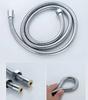 Handheld Shower Head Kit 3 Functions Chrome Shower Head with Hose and Bracket Modern Design Easy Installation Bathroom