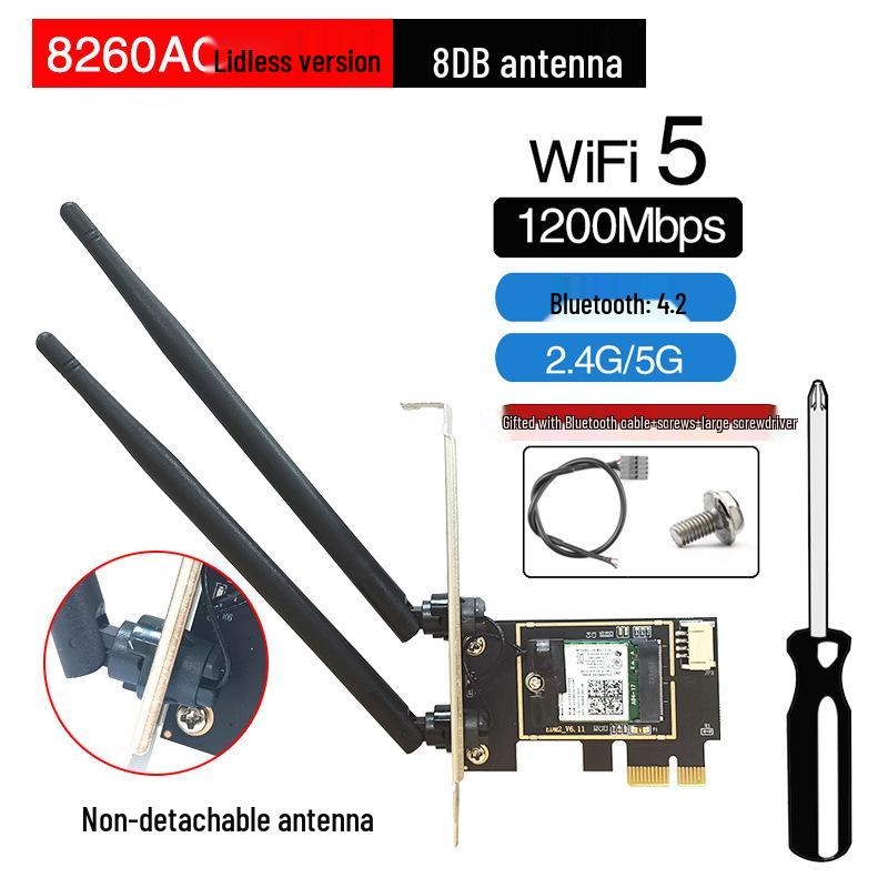 AX1800 WiFi 6 Dual-Band PCIe Desktop Wireless Network Card with Bluetooth 5.2