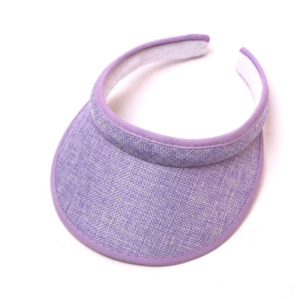 Clip On Womens Sun Visor Ladies Hat Cotton Clip On Sun Visor Tennis Golf Beach