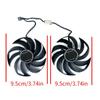 95MM 4PIN GPU Fan PLD10010S12HH For RTX4060 4060ti Graphics Card Efficient Heat Dissipation PLD10010S12HH