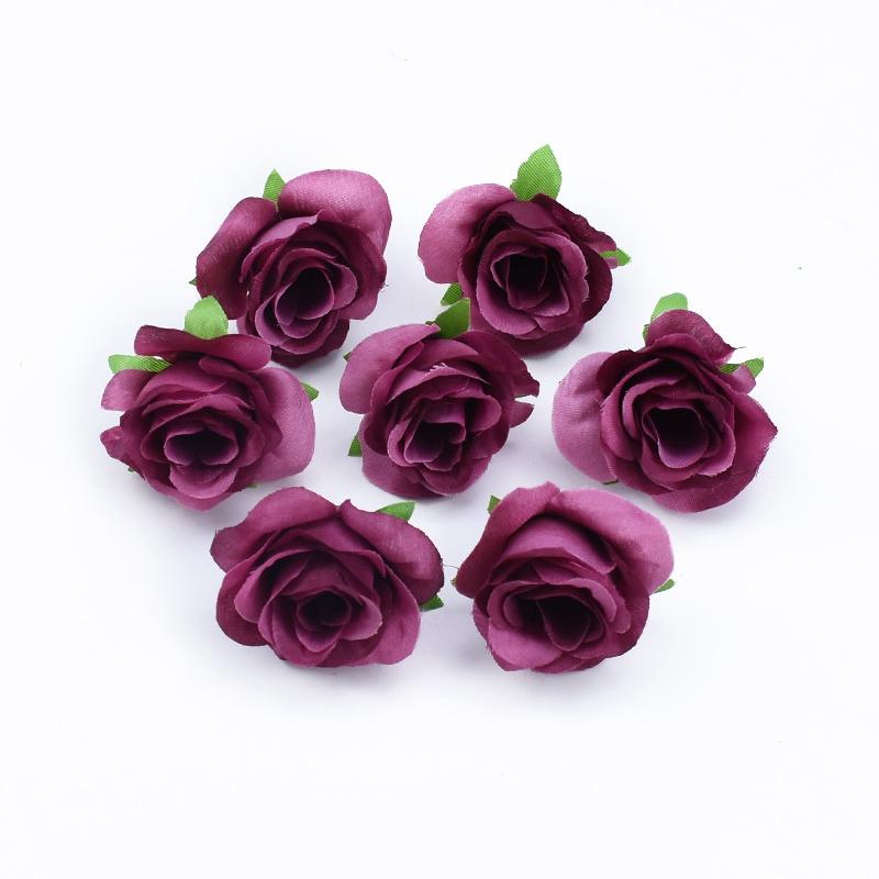 Artificial flowers Silk Roses Bud Home festival party Outdoor Garden arch Decor Diy gift candy box brooch Wedding Bridal Bouquet
