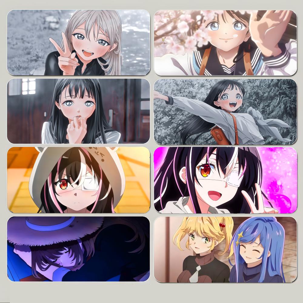 Cute Fresh Anime AAkebis Sailor Uniform Mouse Pad Large Gaming Mousepad With Thick Stitched Edge NonSlip Desk Mat