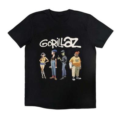 Gorillaz Spray Logo Groep Officiële Merchandise T-shirt S5XL Nieuw Unisex T-shirt
