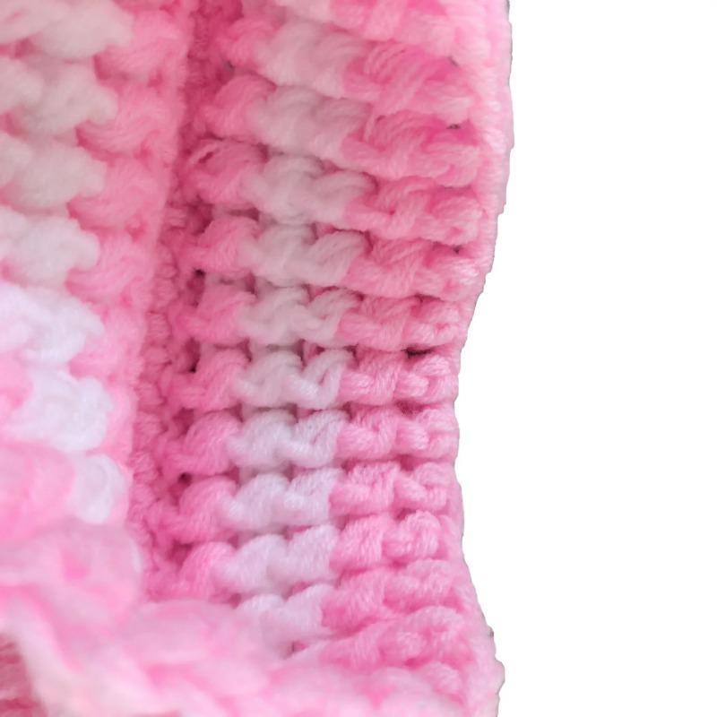 Solid Color Blue Knitted baby Photo Props 1 Set Boxer Pink Girl Crochet Set Baby Bath Gift Studio Photography Shooting Supplies