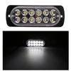 Rücklicht 12 LED stark 12V-24V Farben klein Weiß, Off-Road