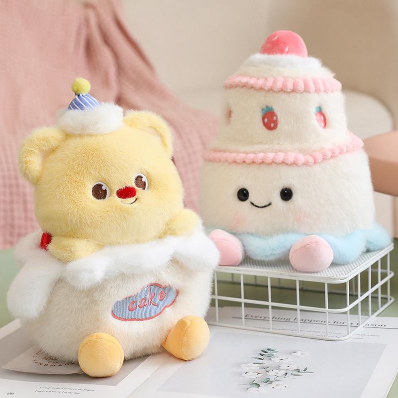 Moti Sweet Plush Bear Cake: Cute Doll for Kids' Birthday or Valentine's Gift