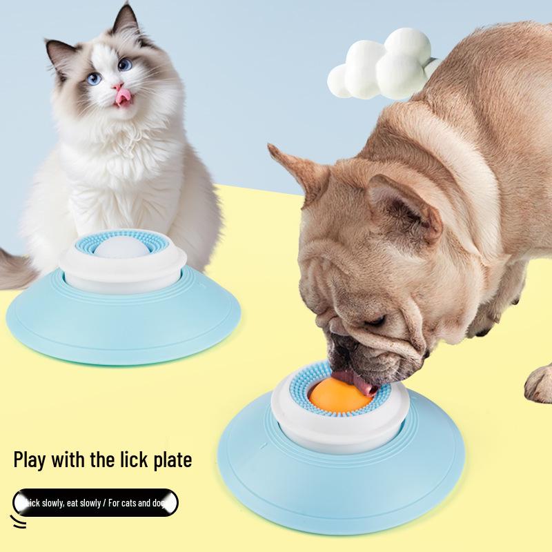 Interactive Dog Toy: Licking Fun & Odor Sensing Slow Feeder with Food Dispensing and Tongue Cleaning Features