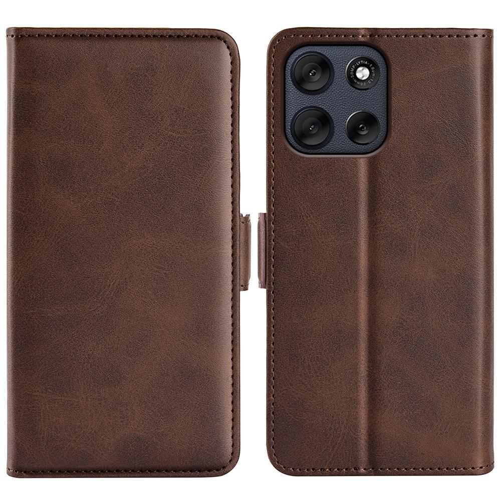 

For Motorola Moto G56 5G Case Calf Texture Leather Wallet Phone Cover