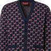 GUCCI Monogrammed Button Up Cardigan 801705-XKEAP-4116