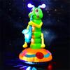 Interactive Caterpillar Musical Toy with Rotating Base and Light-Up Features for Children Educational Entertainment Playset