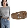 Women's Pin Buckle Belt Women's Decoration with Dress Wide New Versatile Jeans Belt Ins Trendy Pants