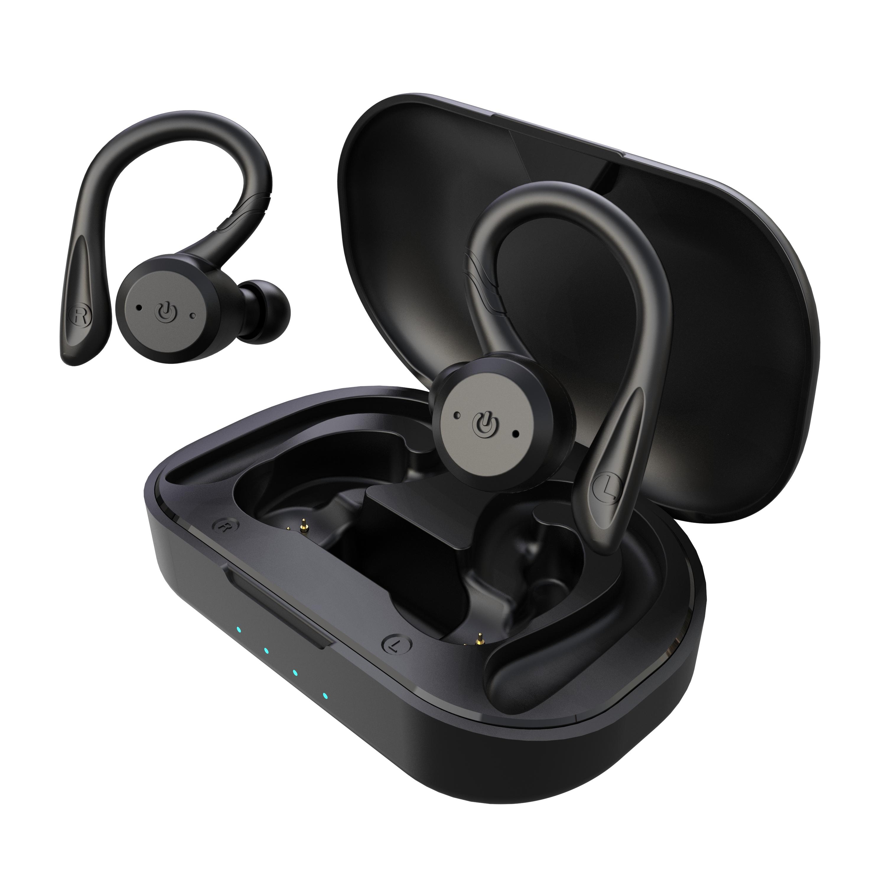 

BE1032 Earhook TWS Earbuds Bluetooth-Compatible 5.0 Headset IPX7 Waterproof Sport Stereo Wireless Earphones A