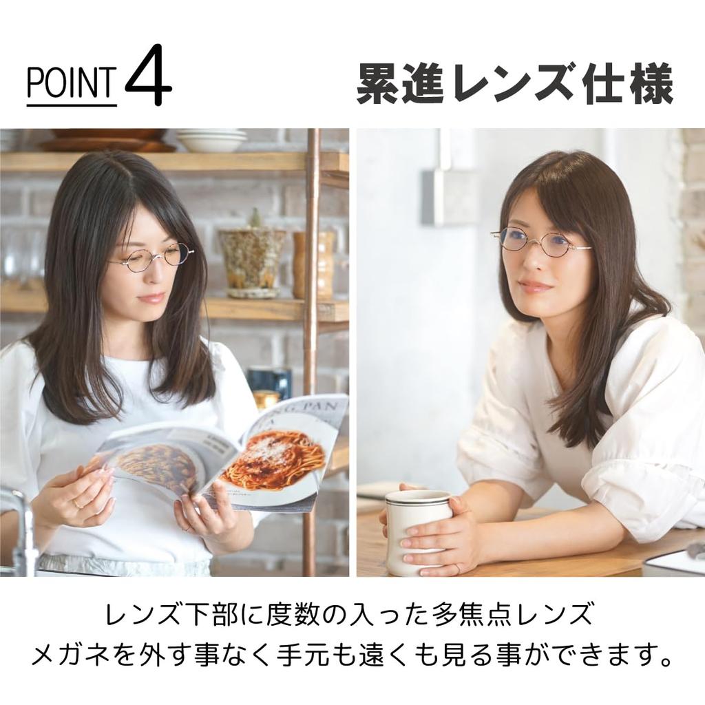 Shiori Reading Glasses Black Octagon Bifocal Photochromic Progressive Lenses Blue Light Cut Sabae Manufacturer Design [SHIORI] SI-08R-3 +1.50
