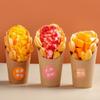 50PCS Thickened Egg Waffle Paper Cup Water Proof Take-out Snack Boxes  Kitchen Use