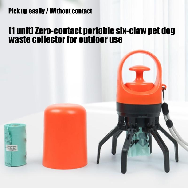 Convenient Pet Poop Scooper Keep Hand Clean And Environment Grip Style For Easy Use for Neighborhoods