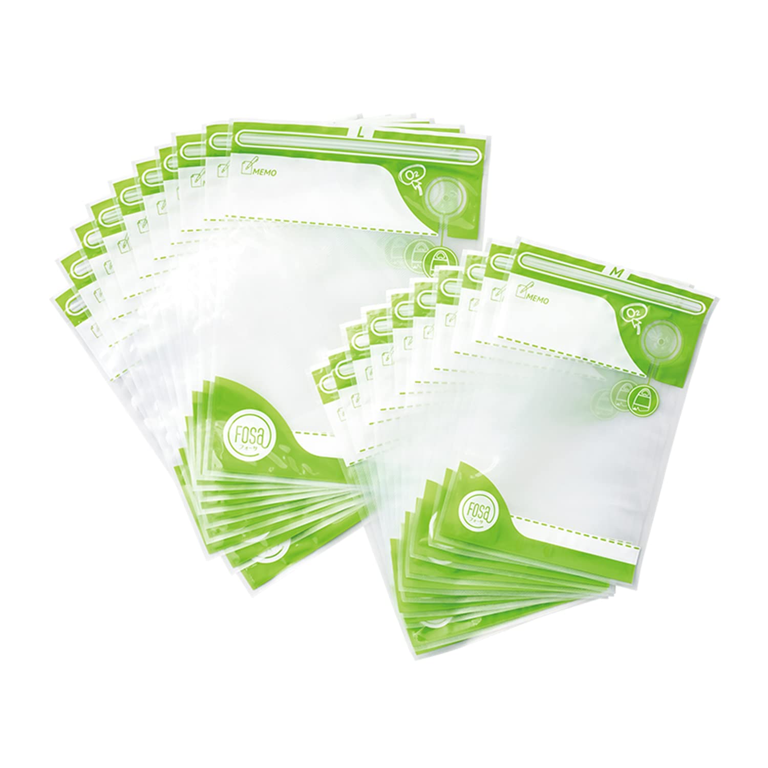 

Official FOSA Vacuum 10 FOSA Vacuum Airtight Storage Vacuum Storage Keep Food Fresh for Easy Vacuum Storage for Airtight Sealed White Green FOSAAM22