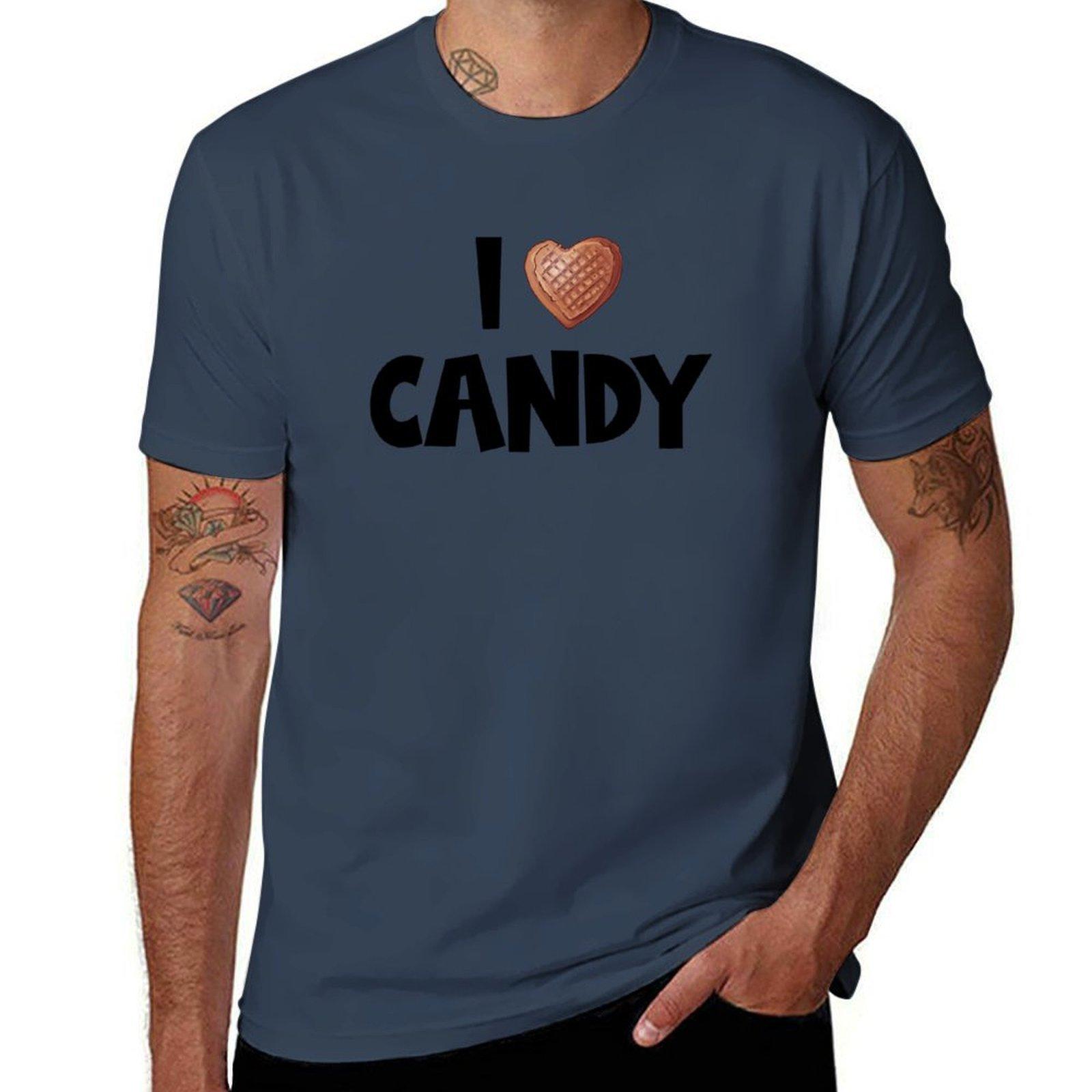 Sweet Tooth Chocolate Candy Lovers I Love Candy Tshirt Festival Party Tee Top S