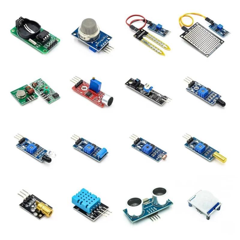 45 in 1 Sensors Modules 16 Kinds Starter Kit For Arduino Raspberry Pi Better Than 37 in 1 With Box DIY UNO R3 MEGA2560 7