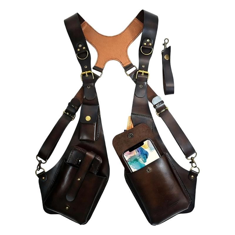 

Adjustable Genuine Leather Camera Shoulder Straps For DSLR Cameras With Sponges Padding Universal Compatibility Quick Release System