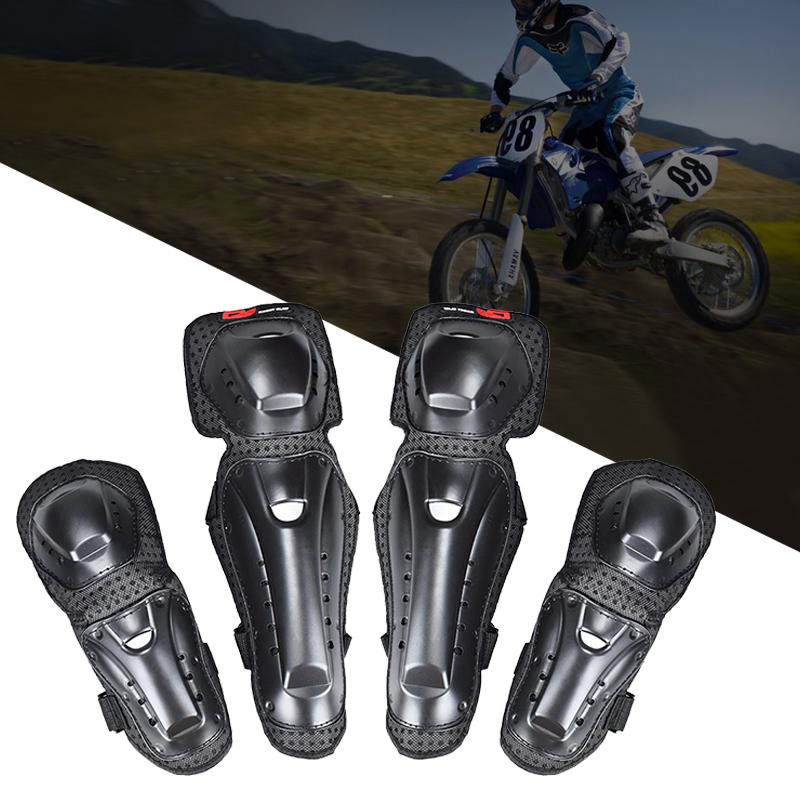 4pcs MTB Mountain Bike Knee Pads Riding Cycling Skating Ski Elbow Guard Motorcycle Motocross Protective Gear For Men Women