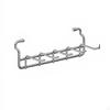 Dish Drying Rack, Stainless Steel, Secure Kitchen Sink Organizer 20cm 5Hook Rack