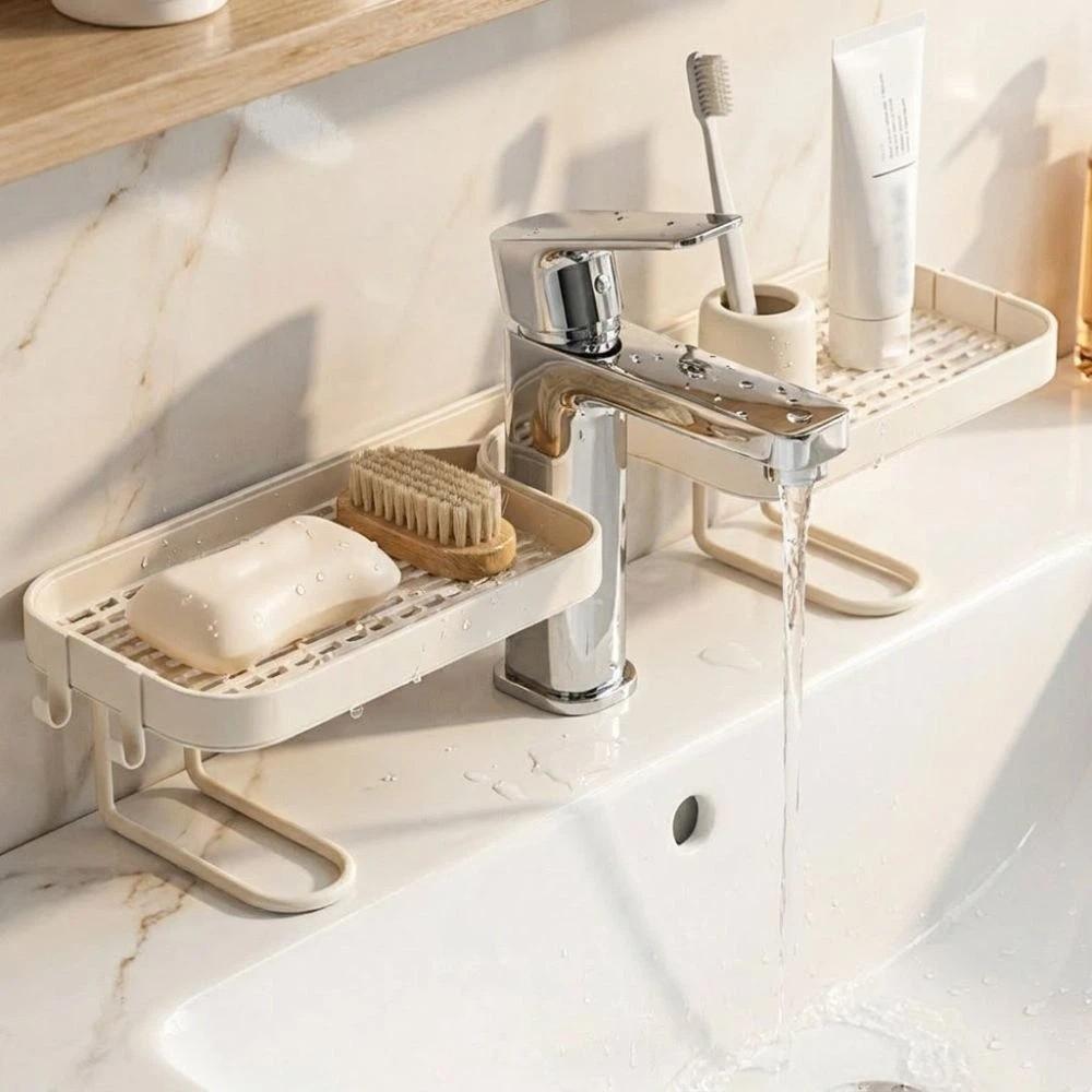 Mesh Bathroom Storage Rack Universal Counter Organizer Fashion Kitchen Drainage Holder Kitchen