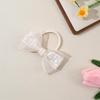 Soft Baby Nylon Headband Lace Bow Ponytail Hair Tie Bowknot Hair Bands  For Baby Girls Children