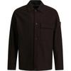 FW25 Serie Ghost Colore Solido Monopetto Tasca Manica Lunga Camicia Camicie da Uomo K2S151200028S0F24-V0070