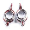 2x Front Bumper Fog Light Cover Bezel Chrome Moulding Trim For Honda CRV 2012-14