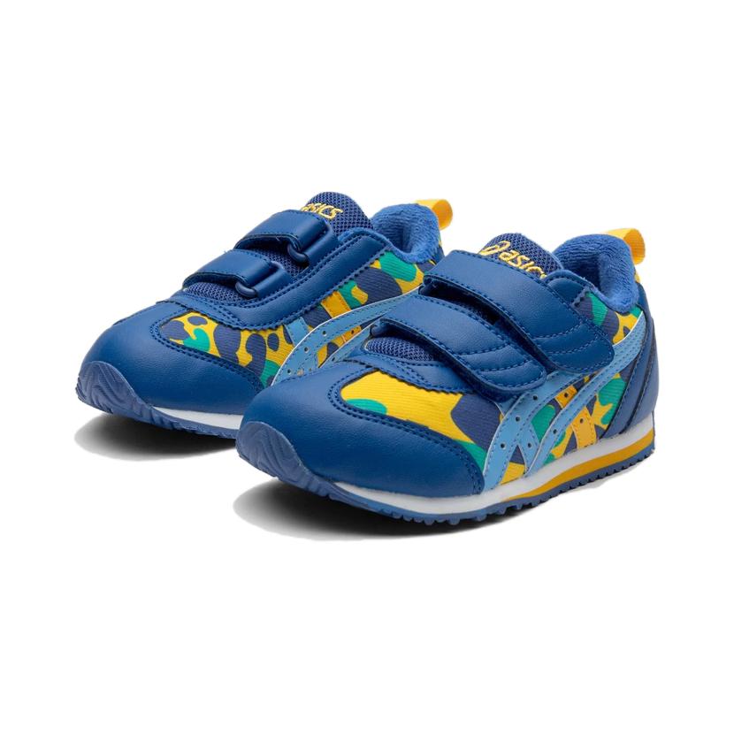 Asics Cotla Antibacterial Odor-Resistant Low-Top Kids Casual Shoes Kids Casual Shoes Blue Yellow 1144A351-400