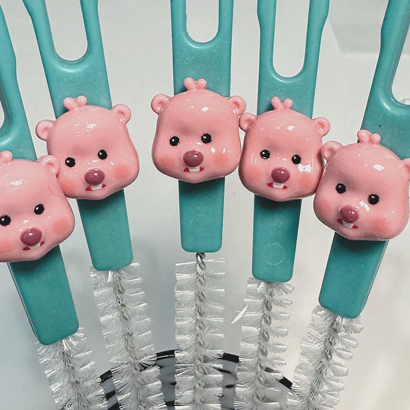 Kitchen Cleaning Brushes Nylon Wire Bottle Straw Brush Household Cleaning Brush Cup Tube Bottle Straw Washing Cleaner Brush Tool