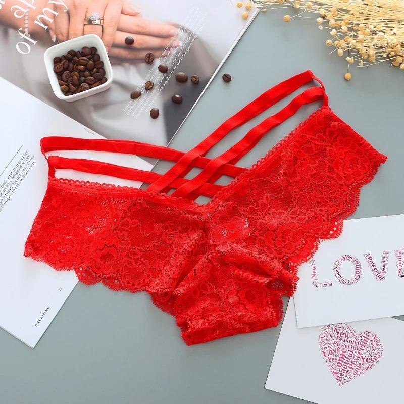 Sexy Women Panties Lace Underwear Comfortable Breathable Thong G String Bragas Tanga Calcinha Ladies Lingerie