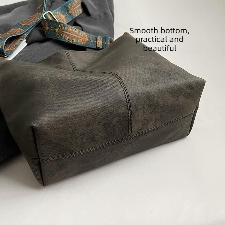 Vintage Ladies Large Capacity Shoulder Crossbody Bag