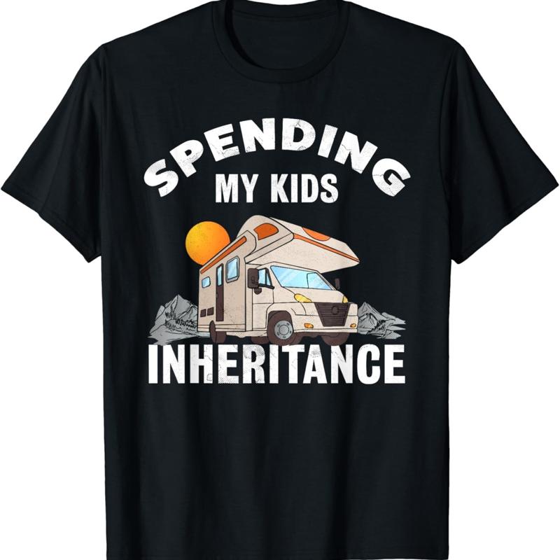 Spending my Kids Inheritance _ Funny Motorhome RV T Shirt S разноцветный