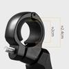 Round rearview bicycle mirror, left, black