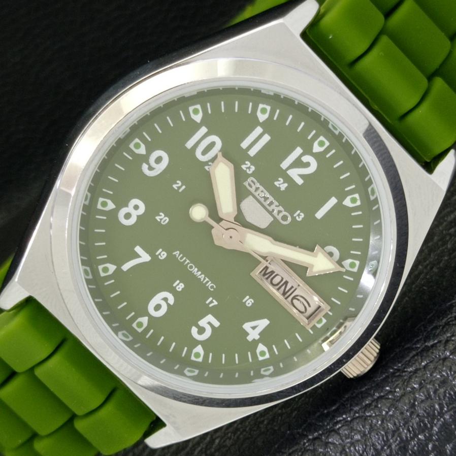 

ВОССТАНОВЛЕННЫЕ SEIKO 5 AUTOMATIC 6309A ЯПОНИЯ МУЖСКИЕ ЧАСЫ С ЗЕЛЕНЫМ ЦИФЕРБЛАТОМ a427299-2 QRL-a427299
