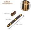2026 Genuine Leather Strap Adjustment Buckles, Strap Shortening Clips, Fixed Fastener Accessories for Leather Handbags