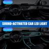 Car Colorful Ambient Light with Wireless App/RF Remote Control LED Interior Lighting Kit for Car Truck SUV RV Boat Home Bedroom Party Decor