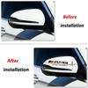 2pcs Car Styling KK Car Rear Mirror Stickers Decals For Mercedes Benz A B C E S CLA GLA GLC GLB GLE ML R GLK Class AMG W205 C117 BD1