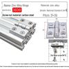 Hochleistungsscharniere aus Zinklegierung für Aluminiumprofiltüren (20/30/40/45)