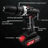 Cordless Rechargeable Dual-Speed Portable Hammer Drill