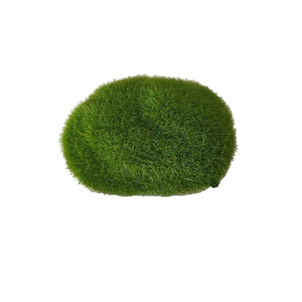 Simulated Moss Stone Micro Bonsai Decoration Fake Moss Stone Artificial Plush Stone