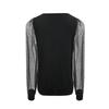 Ladies Spring and Summer New V-neck Beaded Mesh Long-sleeved Loose Elegant Fashionable Top
