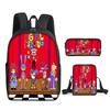Magic Digital Circus School Bag The Amazing Digital Circus Elementary School Backpack Three-Piece Set