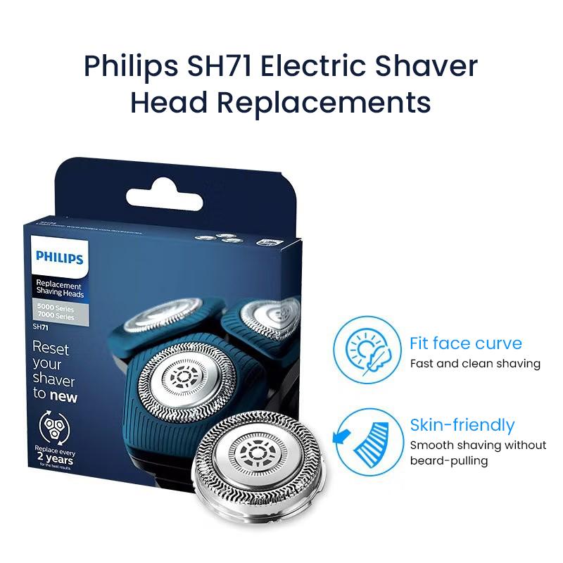 Philips Náhradní holicí hlavy SH71 Vhodné pro pětiúhelníkovou řadu 5000, všechny řady 7000