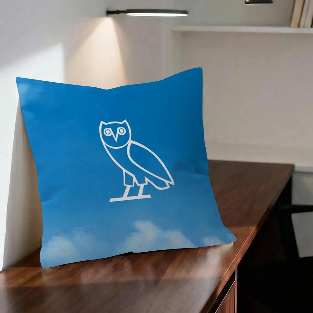 Octobers Very OwnO Owls OVO Pillowcase Toon Gift Cushion Cover Bedroom Home Sofa Chair Seat Decor Pillow Case