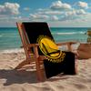 Ultra-Soft Beach Towel with Warriors Theme,Ideal for Pool - Camping, Diving - Perfect Travel Essential, Vibrant Beach Towel.